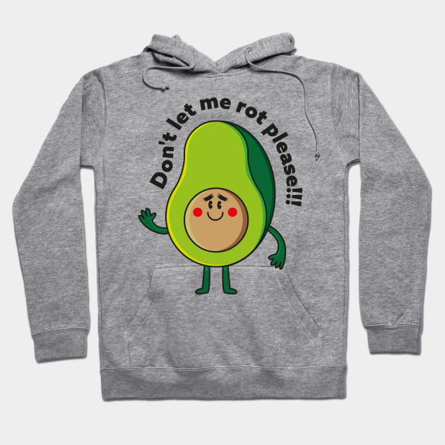 avocado Hoodie by VectorLance